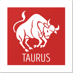 Astrological Zodiac Tee Shirts - Taurus the Bull Posters and Art